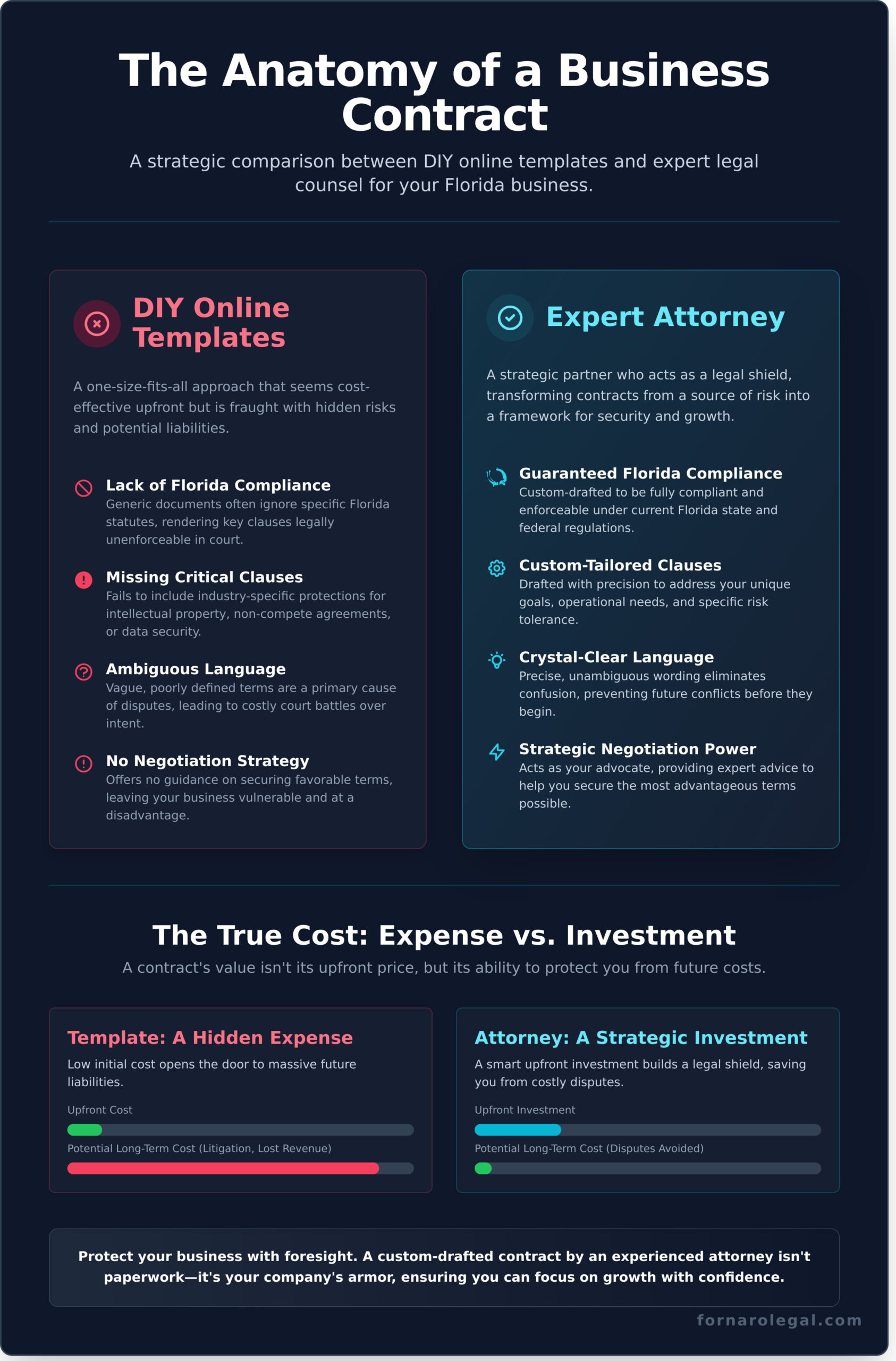 Business Contract Attorney: A Guide for Florida Entrepreneurs - Infographic